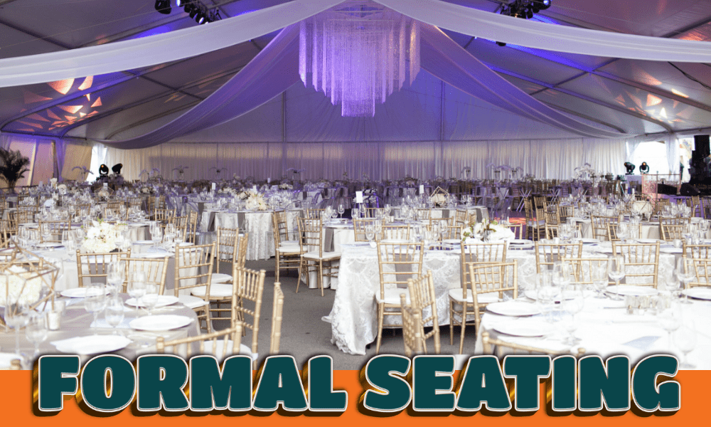 Suncoast Event Venue - Formal Seating Arrangements