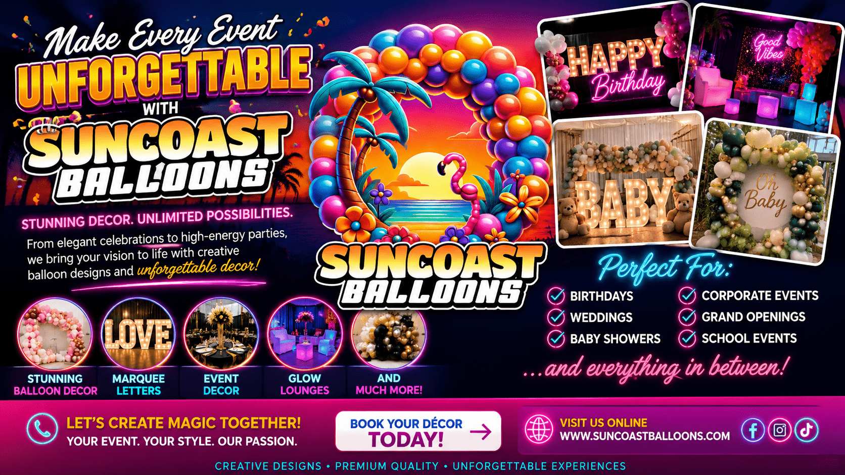 Suncoast Balloons - Event Decor & More!